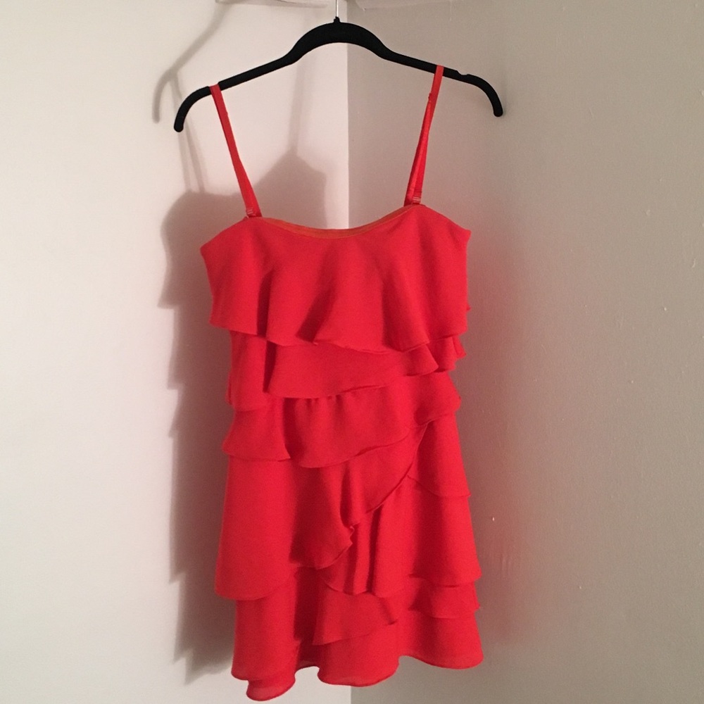 BCBG MAXAZRIA Strapless Cocktail Dress
